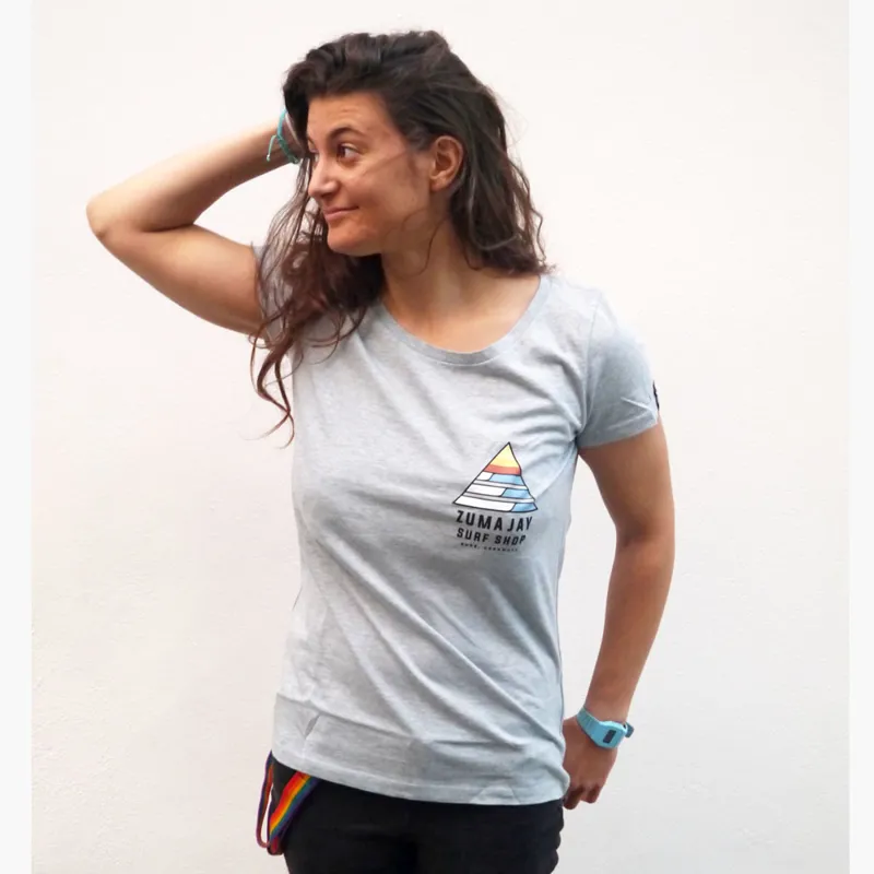 Zuma Jay Point Tee Heather Ice